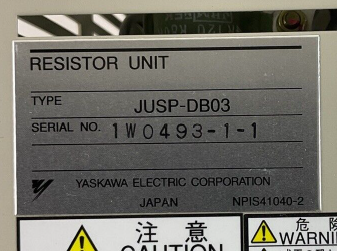 YASKAWA JUSP-DB03 RESISTOR UNIT