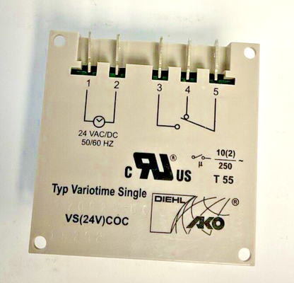 DIEHL VS(24V)COC TYP VARIOTIME SINGLE TIMER 24VAC 50/60HZ T 55