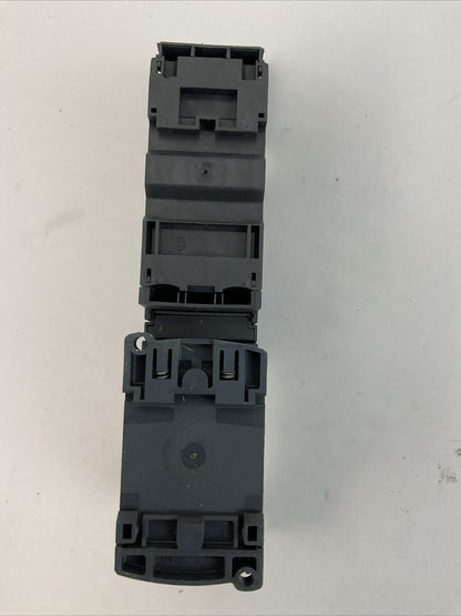 SCHNEIDER GV2ME103/4-6.3A CIRCUIT BREAKER LC1D123BL CONTACTOR COIL 24VDC LAD341