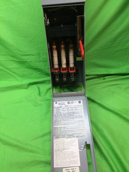 GE ADS36030HS 30A 600V 3PH FUSIBLE SWITCH UNIT