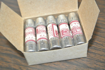 BOX of 10 / BUSSMANN / TRON KAA5 RECTIFIER FUSE / 5A / NEW SURPLUS