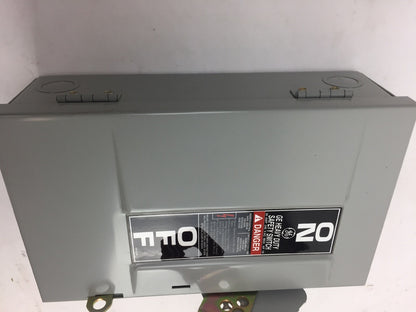 GE THN3321 SAFETY SWITCH HEAVY DUTY INDOOR NON FUSIBLE 3 POLES 240VAC 250VDC 30A