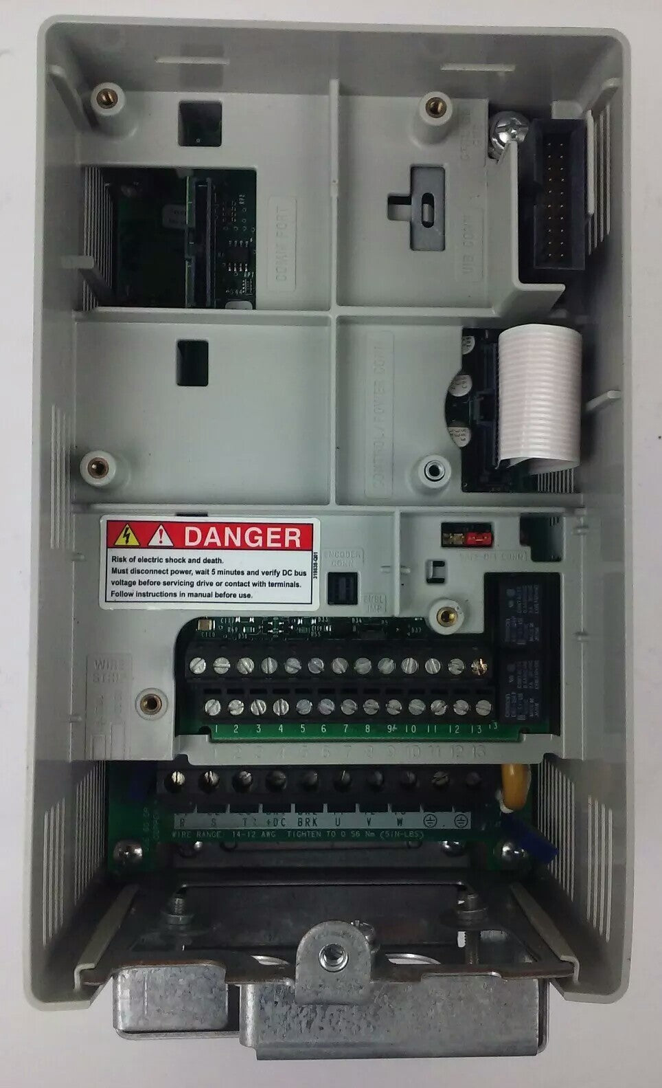 ALLEN BRADLEY POWER FLEX 70 20A-D2P1A3AYNNNC0 SER. A,3PH,480V, 1HP, W/ 20-HIM-A3