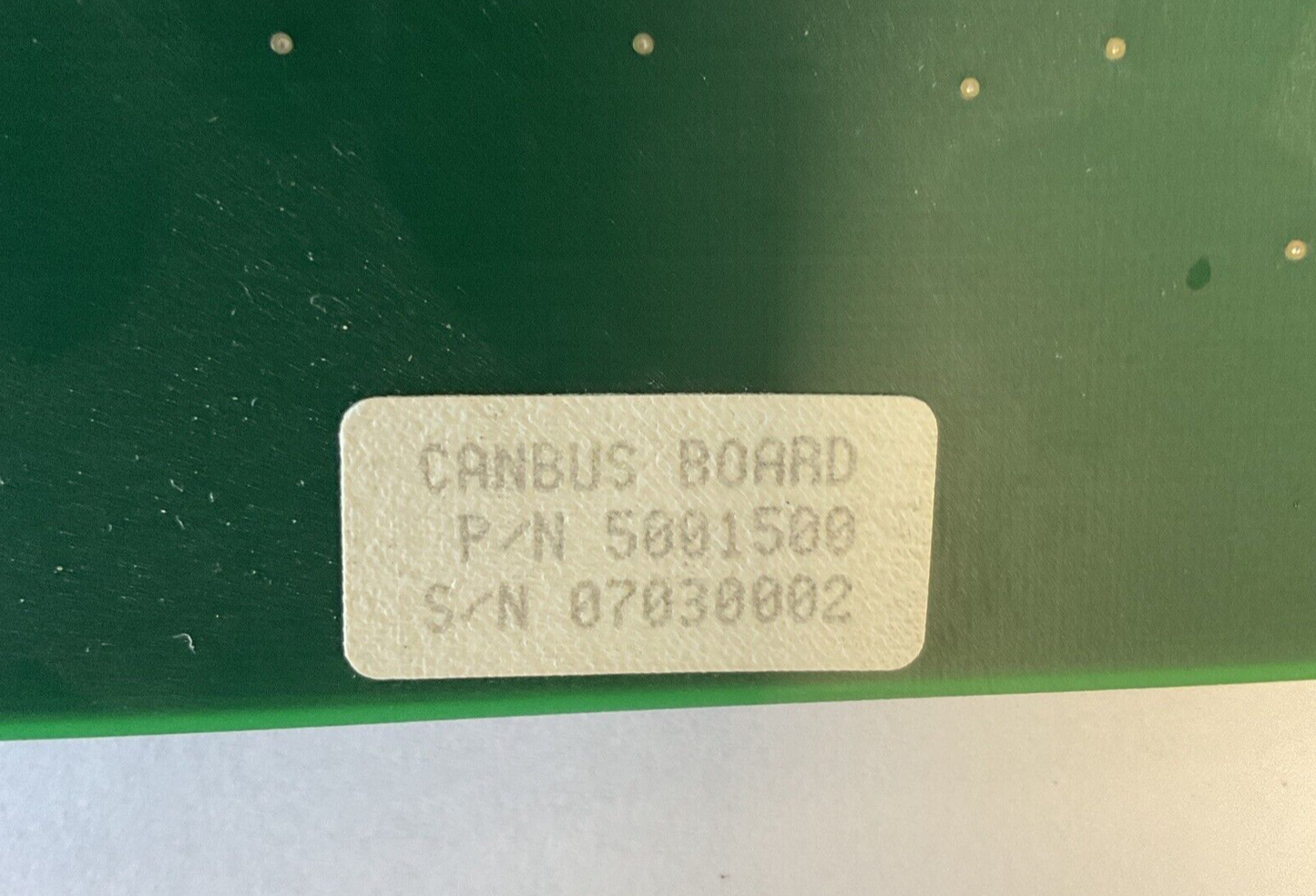 KSG 5001500 CANBUS BOARD ML102300 PCB P/N 5001501 ML1 94V-0