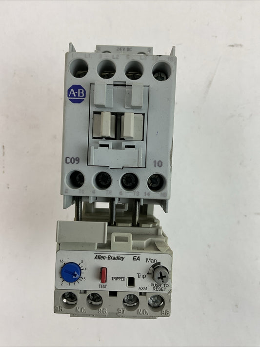 ALLEN BRADLEY STARTER 100-C09Z*10 CONTACTOR COIL 24VDC 193-EA1EB SER B 1.6-5.0A