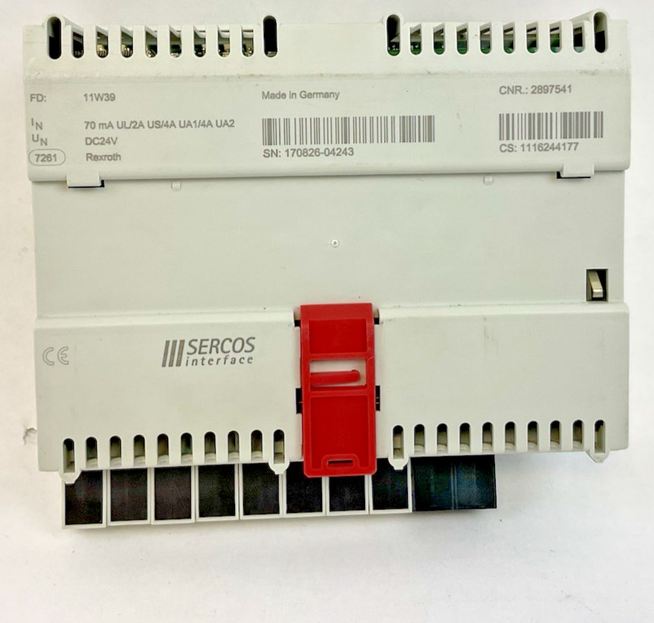 Rexroth SERCOS III R-ILB S3 24 DI16 DlO16 MNR:R911170826-206 INTERFACE MODULE