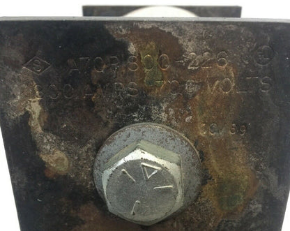 GOULD SHAWMUT AMPTRAP A70P1800 FUSE 1800 AMP 700VAC TYPE 226 FORM 101