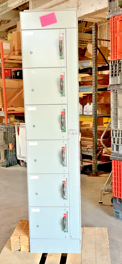 ALLEN BRADLEY BUL. 2100 650142274/100 MCC SIZE1 TYPE 12 ENCLOSURE 6:12"BUCKETS