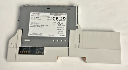 ALLEN BRADLEY 1734-IB8 PLC MODULE SER.D W/1734-TOP BASE SER.A ***LOTOF3***