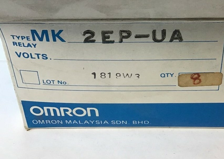 OMRON MK2EP-UA-AC12  RELAY 10A 230VAC/28VDC COIL:12VAC ***LOTOF8***