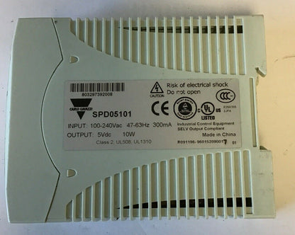 CARLO GAVAZZI SPD05101 AC-DC CONVERTER 5VDC-2A 100-240VAC 10W 47-63HZ
