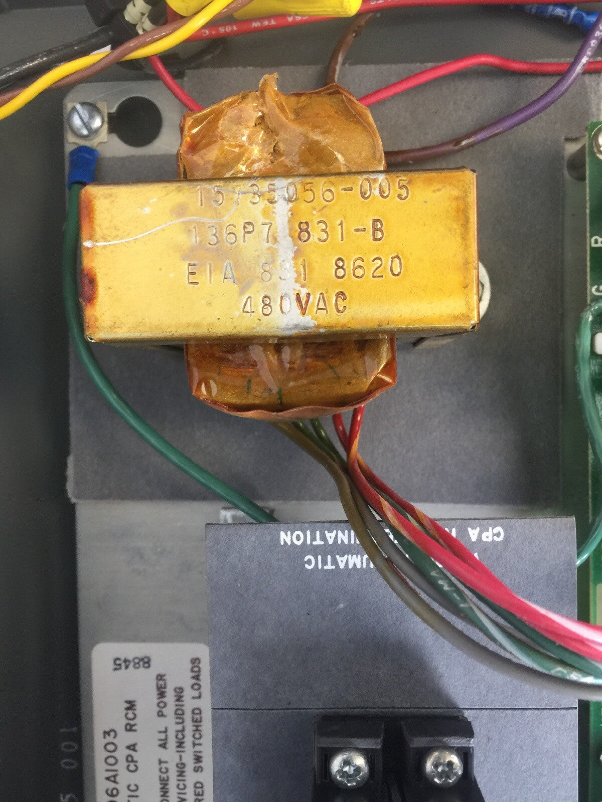 HONEYWELL W1096A1003 PNEUMATIC CPA RCM  15710256-001 15710255-001
