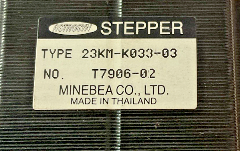 MINEBEA ASTROSYN 23KM-K033-03 STEPPER ELECTRIC MOTOR