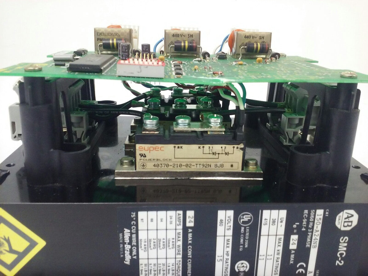 ALLEN-BRADLEY SMC-2 150-A24NB SER. A MOTOR CONTROLLER 50/60Hz 3PH IEC-947-4