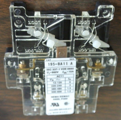 ALLEN-BRADLEY 195-BA11 AUXILIARY SWITCH CONTACT - NEW SURPLUS - LOT of 2