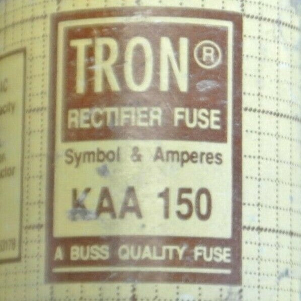 BOX of 5 / BUSSMANN / TRON KAA150 RECTIFIER FUSE / 150A / 130V / NEW SURPLUS