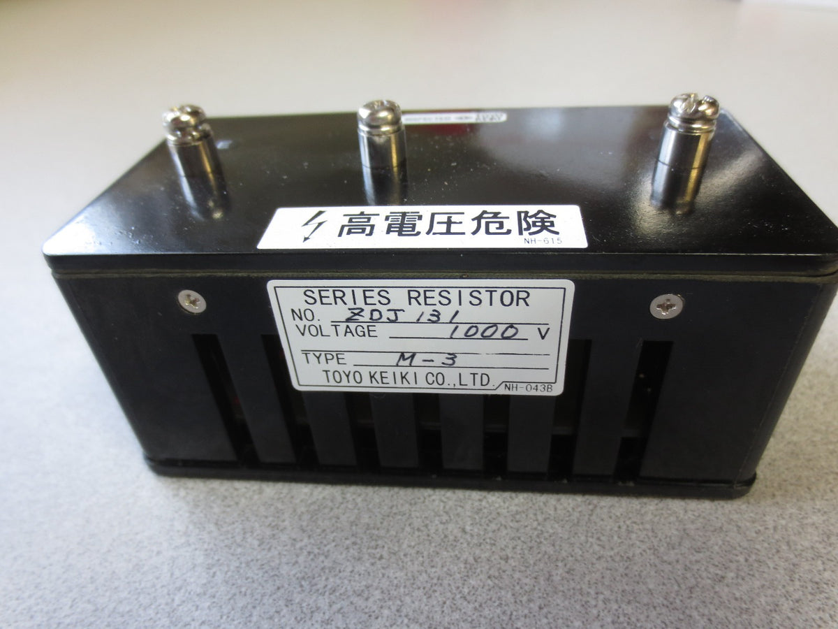 TOYO KEIKI CO LTDZDJ131 SERIES RESISTOR - TYPE M-3 - 1000V