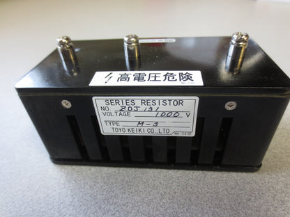 TOYO KEIKI CO LTDZDJ131 SERIES RESISTOR - TYPE M-3 - 1000V