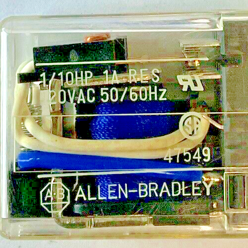 ALLEN BRADLEY 700-HC54Z24-4 RELAY SER.A 24VDC 1/10HP 1A 120V 50/60HZ**LOTOF3**