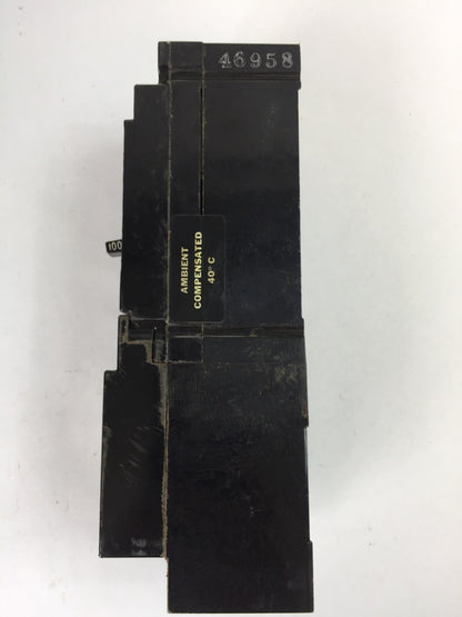 GE TB13100AW TRI BREAK CIRCUIT BREAKER 100AMP 600VAC 250VDC 3POLE