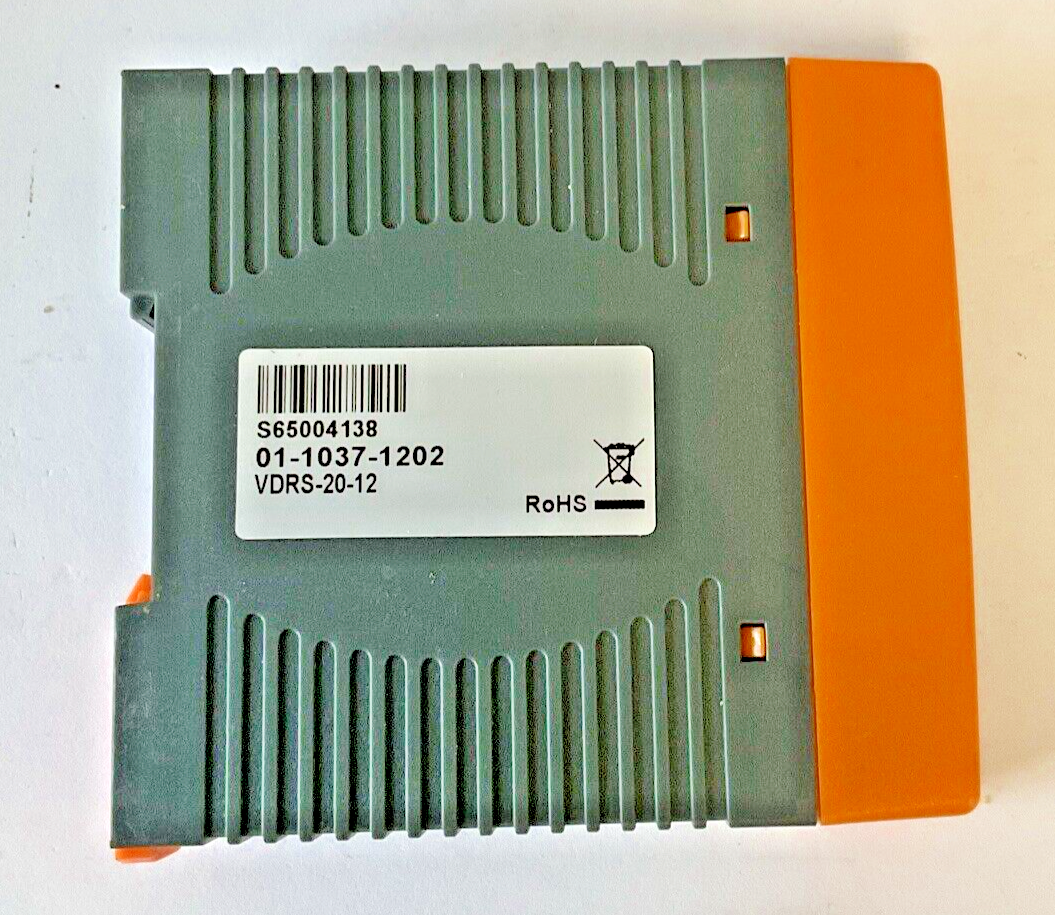 CUI VDRS-20-12 DIN RAIL POWER SUPPLY 63HZ 12VDC 1.7A 240VAC