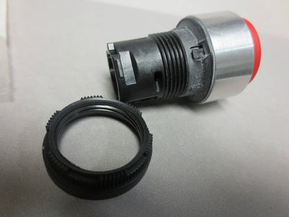 SCA SCHUCKER 0003.611402 PUSH BUTTON, RED, METAL - NEW SURPLUS