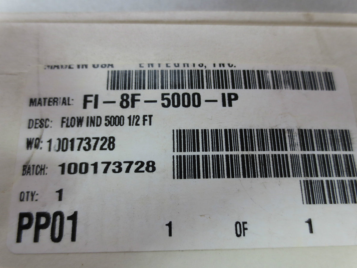 ENTEGRIS ACCU-TEK FI-8F-5000-IP FLOW INDICATOR 5000 1/2 FT - NEW SURPLUS