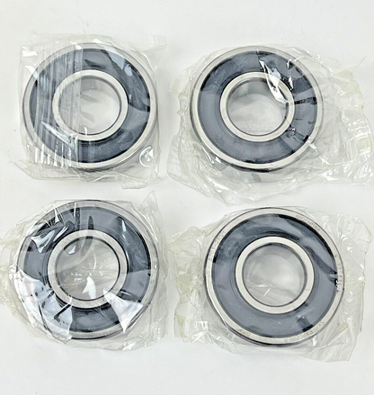 SKF 6203-2RSH - DEEP GROOVE BALL BEARING - 17x40x12 (mm) ***LOT OF 4***
