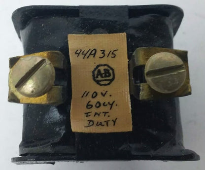 ALLEN BRADLEY 44A315, COIL, 110V @ 60HZ, INT. DUTY, RENEWAL PARTS