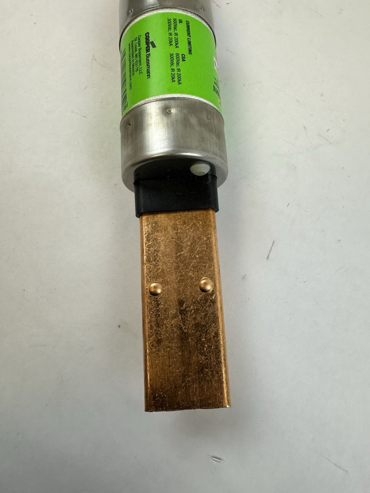 COOPER BUSSMANN FRS-R-125 FUSETRON DUAL ELEMENT TIME-DELAY FUSE 125A 600V