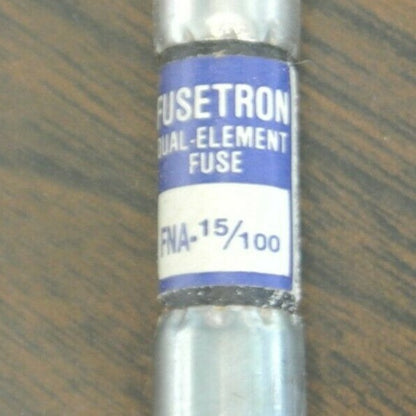 BOX of 10 / BUSS FNA15/100 FUSETRON FUSE / 15/100A (.15A) / 250V / NEW SURPLUS