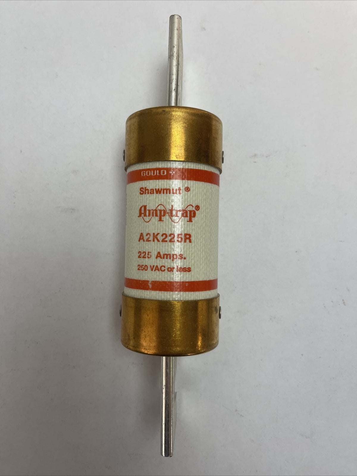 GOULD SHAWMUT A2K225R AMP-TRAP FUSE 225AMP 250VAC CLASS RK1
