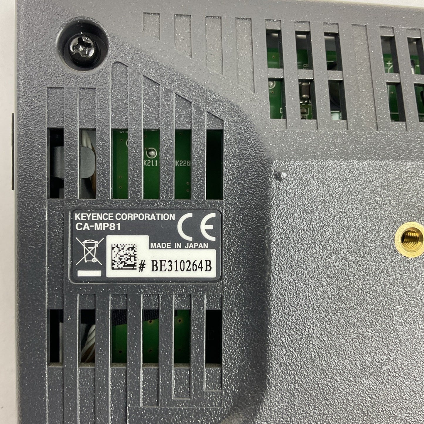 KEYENCE CA-MP81 VISION SYSTEM MONITOR/SCREEN 24VDC