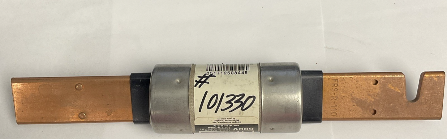 COOPER BUSSMANN FRS-R-110 FUSETRON FUSE 600VAC 300VDC 110A ***LOTOF3***