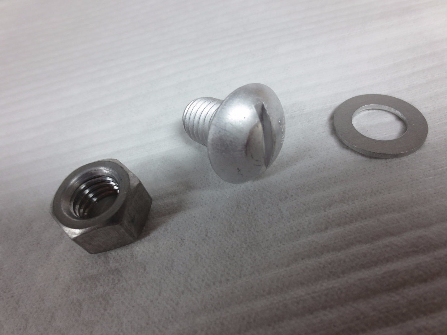 THBAL-500x0.75 + HN-AL-500 + FLW-AL-500 BOLT/NUT/WASHER COMBO for TUBETRACK NEW