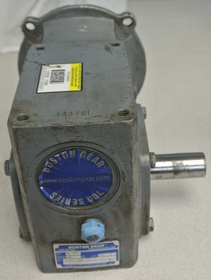 BOSTON GEAR F721-30-B5-G RIGHT-ANGLE WORM GEARBOX / 30:1 / 2.06 CENTER DIST