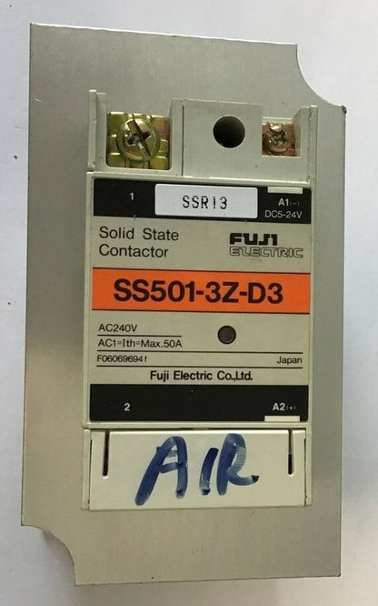 FUJI SS501-3Z-D3 SOLID STATE CONTACTOR 240VAC 50A