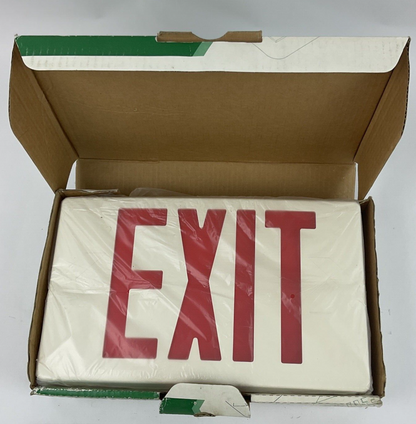 EXITRONIX VEX/U/BP/WB/WH VALUE SERIES LED EXIT SIGN 120/277VAC