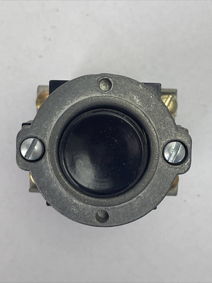 CUTLER HAMMER 10250H479-12 1077 PUSHBUTTON OPERATOR BLACK P.B. BASE MTG.