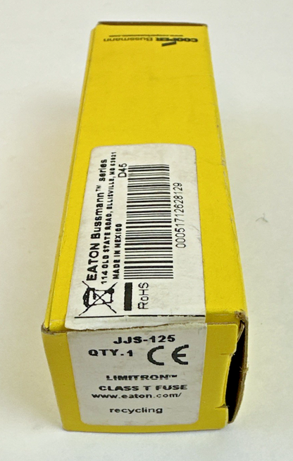 Bussmann JJS-125 JJS125 125A 600VAC JJS Limitron TRON Class T FAST ACTING Fuse