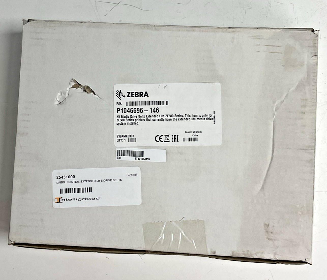 ZEBRA P1046696-146 KIT MEDIA DRIVE BELT