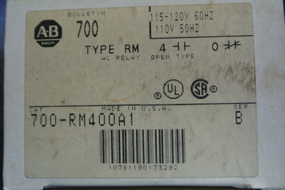 ALLEN-BRADLEY 700-RM400A1 INDUSTRIAL CONTROL RELAY / MAGNETIC LATCHING RELAY NEW