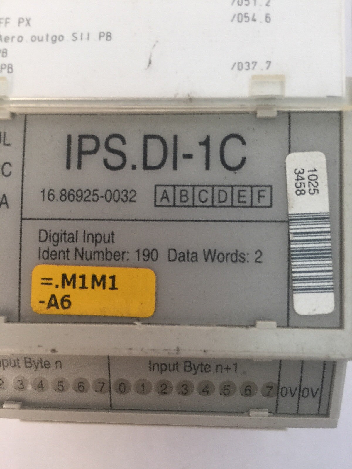 MAN ROLAND IPS.DI-1C DIGITAL INPUT MODULE