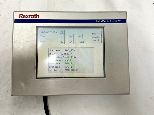 Rexroth IndraControl 5.7 Inch Display Touchscreen VCP25.2DVN-003-NN-NN-PW/24VDC