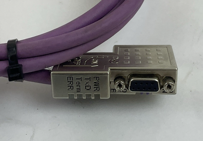 BRAD HARRISON PA9D01-42 PROFIBUS CONNECTOR W/ CABLE 0975 254 101/2 M
