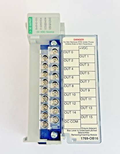 ALLEN-BRADLEY - 1769-OB16 SER. B, F/W REV 3.1, DIR/VER 10000550528/00 - 16 PT.