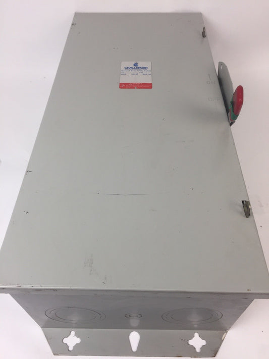 CHALLENGER GD324NFC 200 AMP 240 VAC 3 POLES TYPE 1 NON FUSIBLE GENERAL DUTY