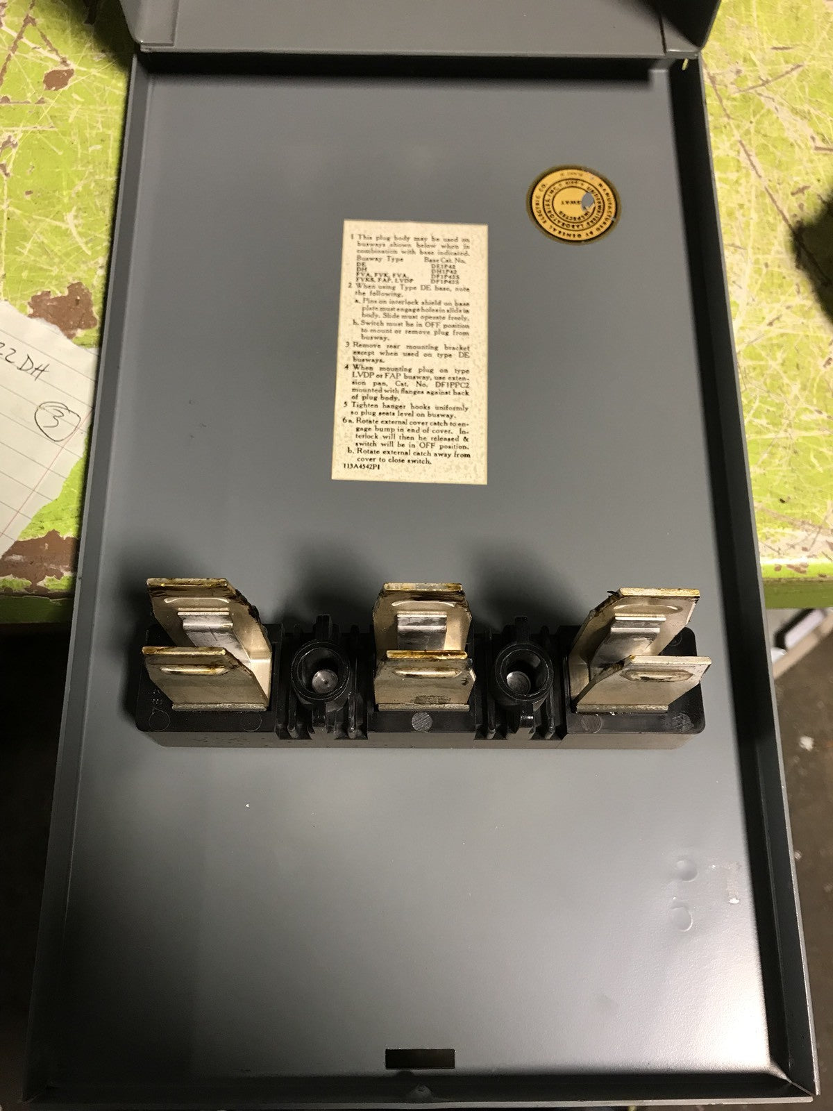 GE DFPC422DH BUS PLUG 4P 60A 240V W/ DH1P42 4P 30-60A TYPE DH1 600V FLEX A PLUG