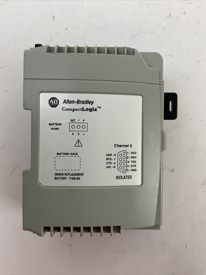 ALLEN BRADLEY 1769-L35E SER B FW REV 1.17 COMPACTLOGIX 1.5MB CONTROLLER