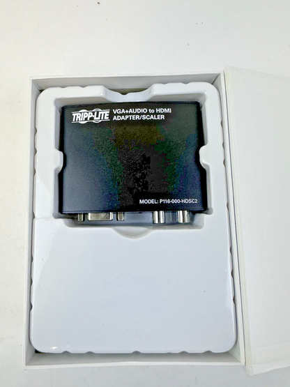 TRIPP-LITE P116-000-HDSC2 VGA with Audio to HDMI Adapter/Scaler